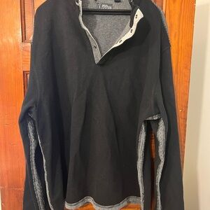 PGA Tour Black and Gray Houndstooth Sweater (3XL)